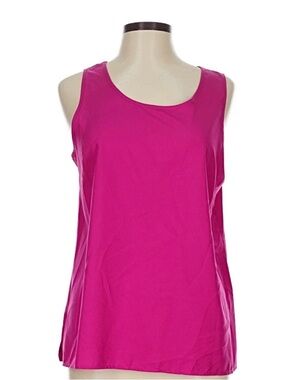 Time and Tru Magenta Scoop Neck Tank Top